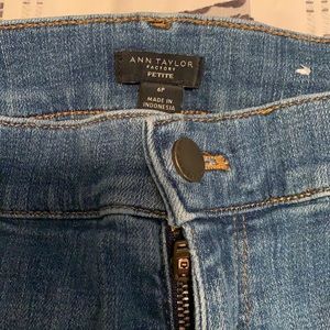 Ann Taylor “Girlfriend” Jeans in Petite